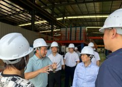 熱烈歡迎新余市水利局局長(zhǎng)謝海峰一行領(lǐng)導(dǎo)蒞臨我司參觀(guān)指導(dǎo)！