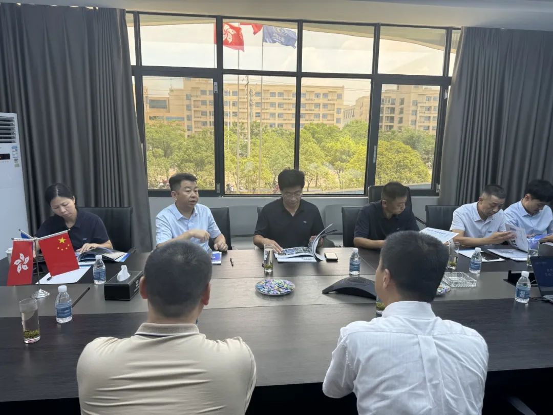 歡迎懷化沅辰水務(wù)范總一行蒞臨我司參觀指導(dǎo)！